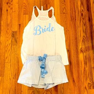 NWT Bride tank and shirts set. Super soft. Size M